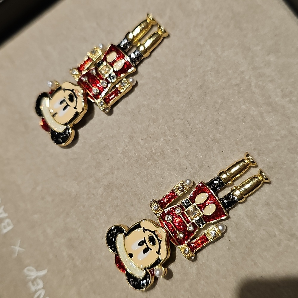 Disney X Baublebar Mickey Nutcracker Dangle Earri… - image 4